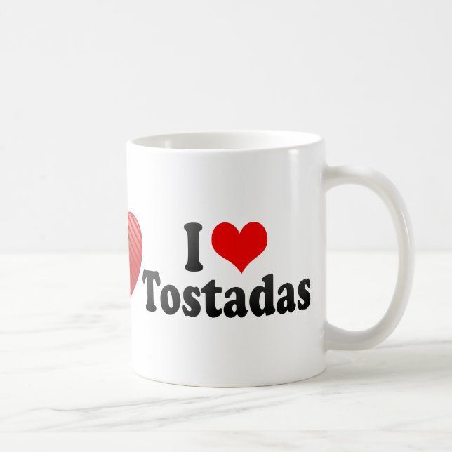 I Love Tostadas Coffee Mug (Right)