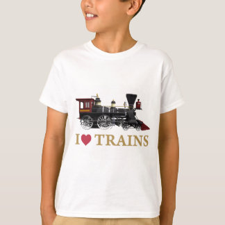 I Love Trains T-Shirt