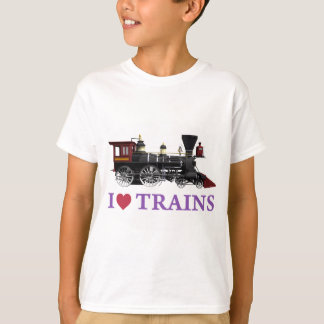 I Love Trains T-Shirt