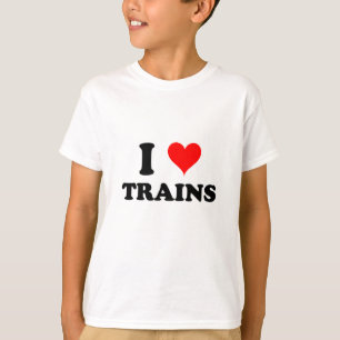 I Love Trains T-Shirt