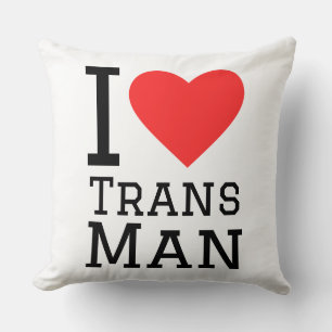 I love trans man cushion