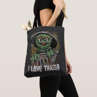 I Love Trash Oscar & Slimey Tote Bag