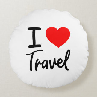 I Love Travel Pillow