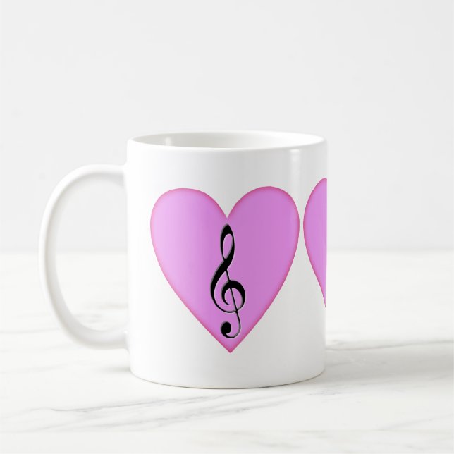 I Love Treble... Coffee Mug (Left)