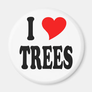 I LOVE TREES MAGNET