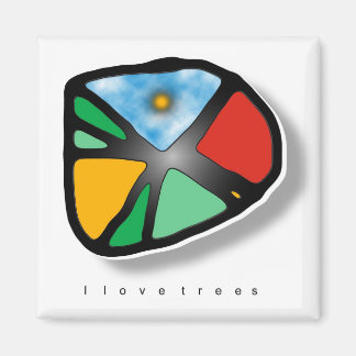 I LOVE TREES MAGNET