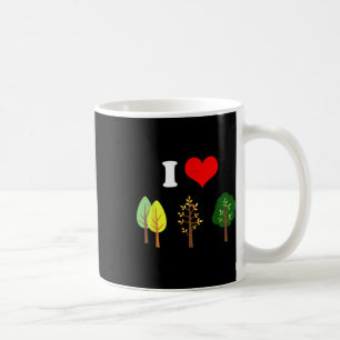 I Love Trees Nature Environmental Protection Plane Coffee Mug