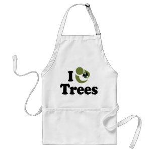I Love Trees Standard Apron