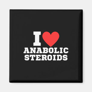 I Love Tren Anabolic Steroids Funny Gym  Magnet