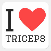 I love triceps