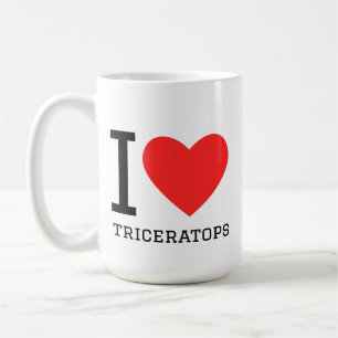 I love triceratops coffee mug