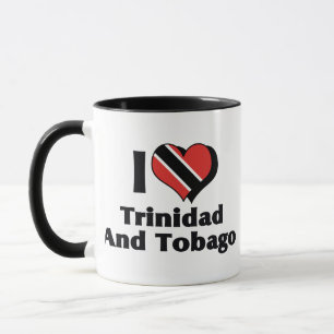 I Love Trinidad And Tobago Flag Mug