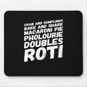I love Trinidad and Tobago Food t-shirt Mouse Pad