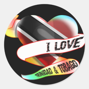 I Love Trinidad & Tobago Sticker
