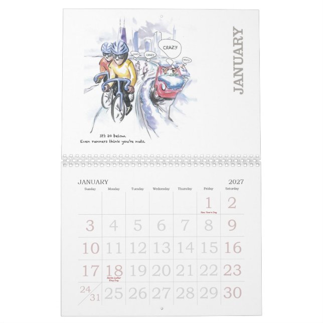 I Love Tris 2013 - Calendar for Triathletes (Jan 2027)