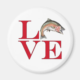 I Love Trout Magnet