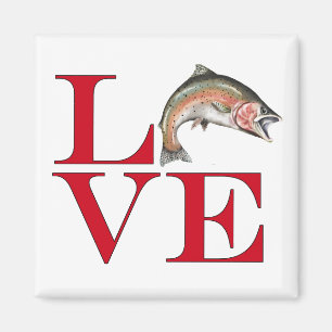 I Love Trout Magnet