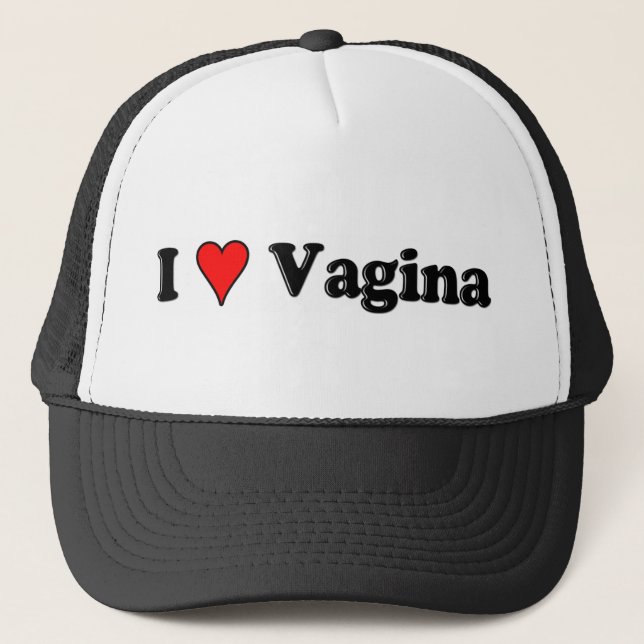 I Love Trucker Hat (Front)