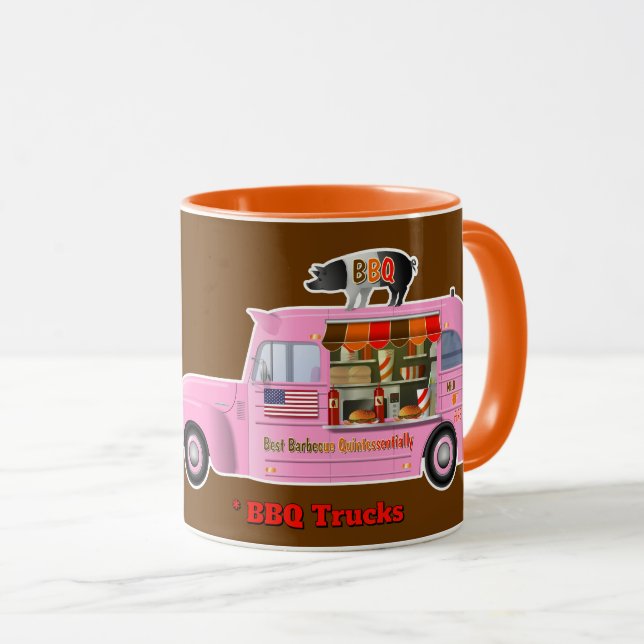 I Love Trucks (BBQ trucks) Mug (Front Right)