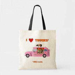 I Love Trucks (BBQ Trucks) Tote Bag