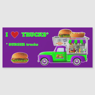 I Love Trucks (BURGER Trucks) magnet