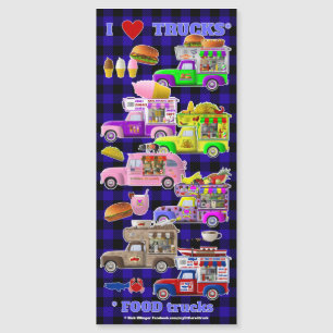 I Love Trucks (FOOD Trucks) magnet