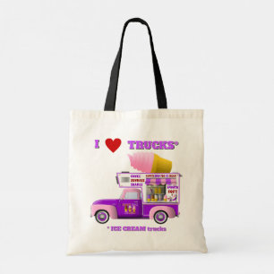 I Love Trucks (Ice Cream Trucks) Tote Bag