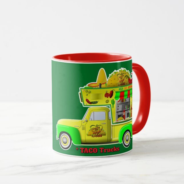 I Love Trucks (TACO trucks) Mug (Front Right)