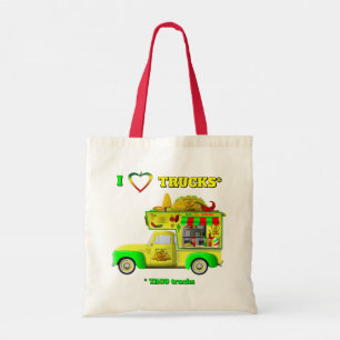 I Love Trucks (Taco Trucks) Tote Bag