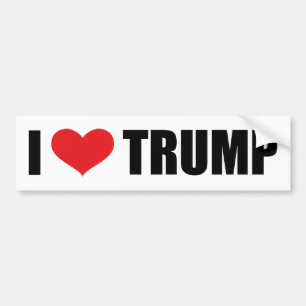 I Love Trump Bumper Sticker