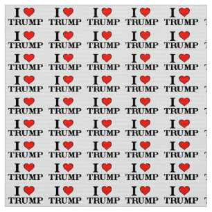 I Love Trump Fabric