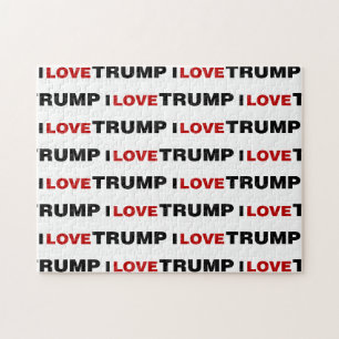 I Love Trump Jigsaw Puzzle