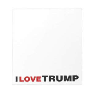 I Love Trump Notepad