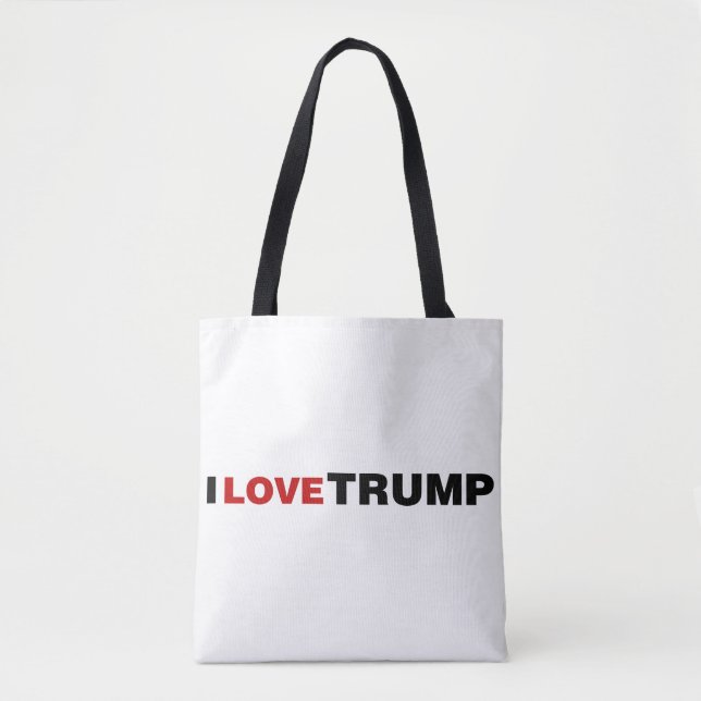 I Love Trump Tote Bag (Front)