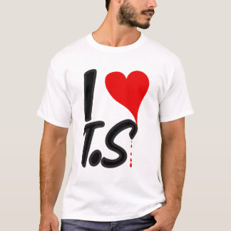I love TS | Valentine's Day Lovers Couples T-Shirt