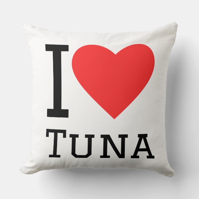 I love tuna cushion (Front)