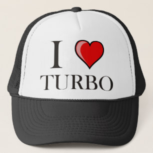 I Love Turbo Trucker Hat