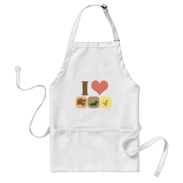 I Love Turducken! Standard Apron (Front)