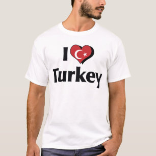 I Love Turkey Flag Shirt