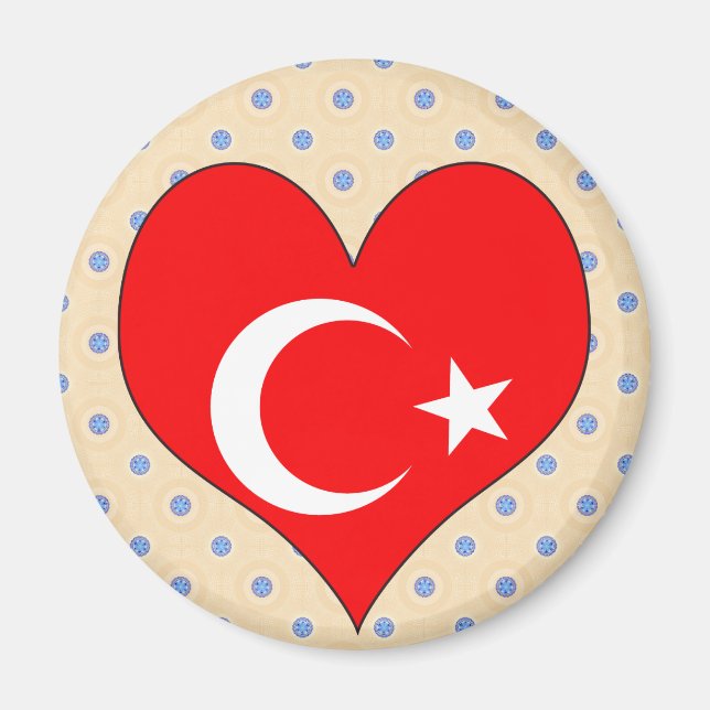 I Love Turkey Magnet (Front)