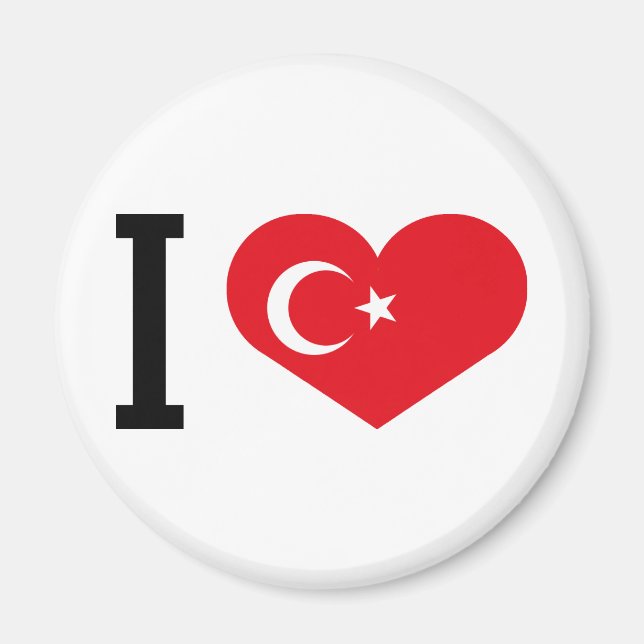 I love Turkey Magnet (Front)