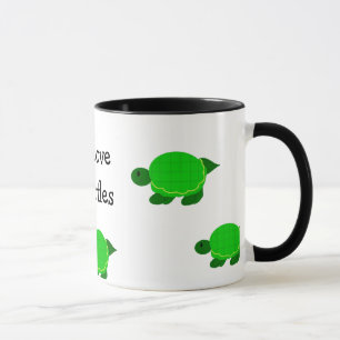 I Love Turtles Mug
