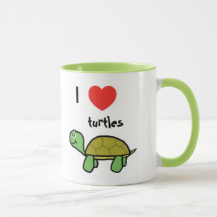 I love turtles sulk mug