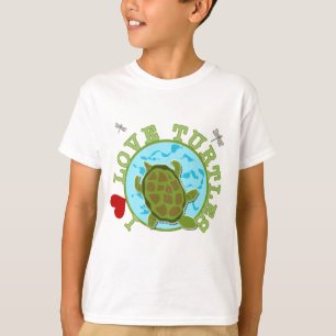 I Love Turtles Tshirts and Gifts