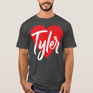 I Love Tyler First Name Tshirt I Heart Named 