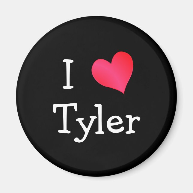 I Love Tyler Magnet (Front)