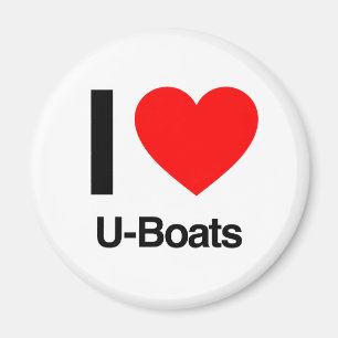 i love u-boats magnet