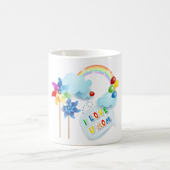 I love U mum Coffee Mug (Center)
