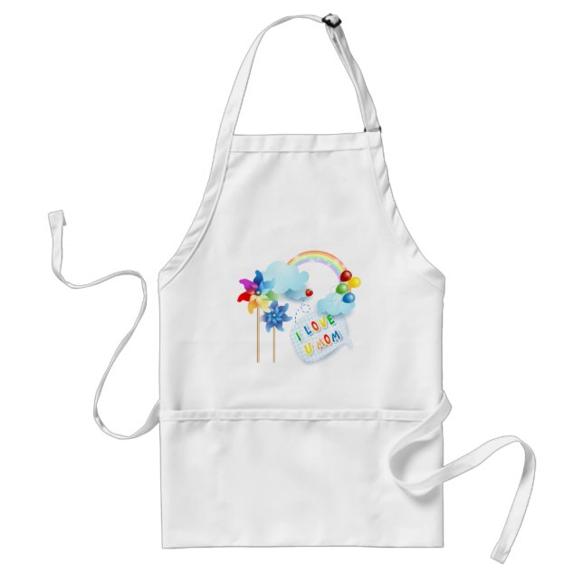 I love U mum Standard Apron (Front)