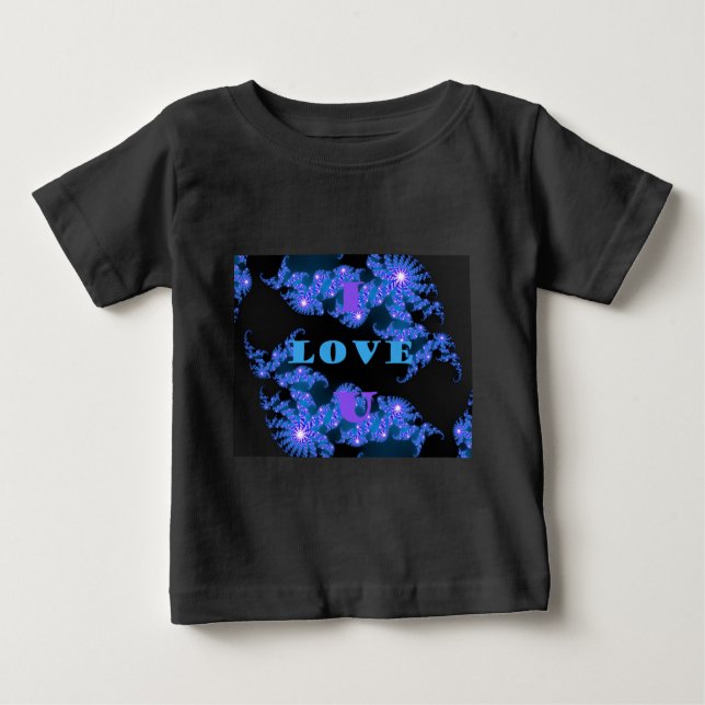 I Love U.png Baby T-Shirt (Front)